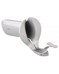 Edelstahl-Spekulum, silber